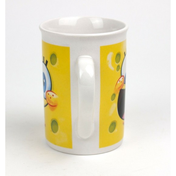 2011 Sponge Bob Square Pants Dual Face Coffee Mug Cup By Frankford Candy LLC - Picture 4 of 6